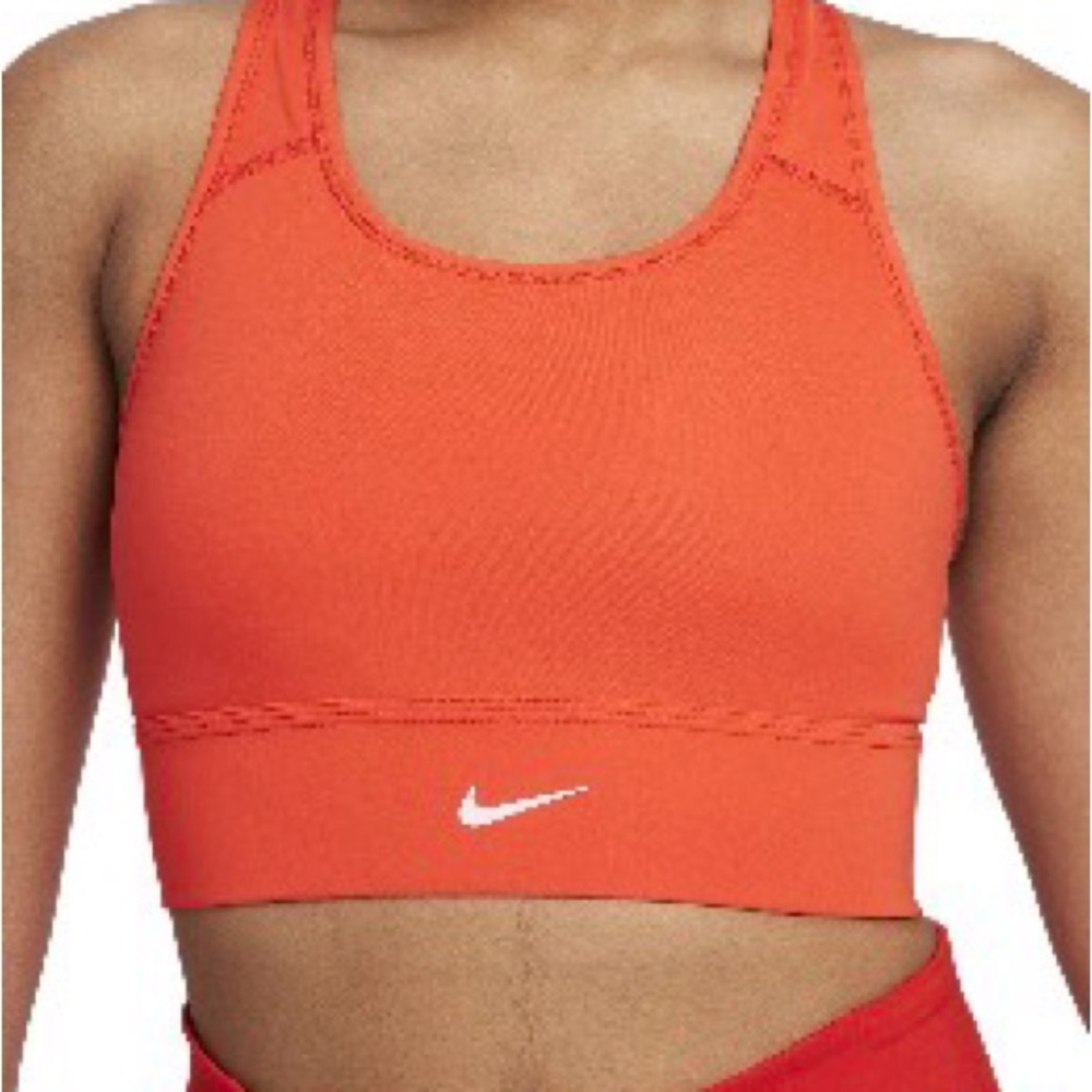 NWT Nike Dri-FIT Swoosh Padded Longline Racerback Sports Bra - Large - $40
